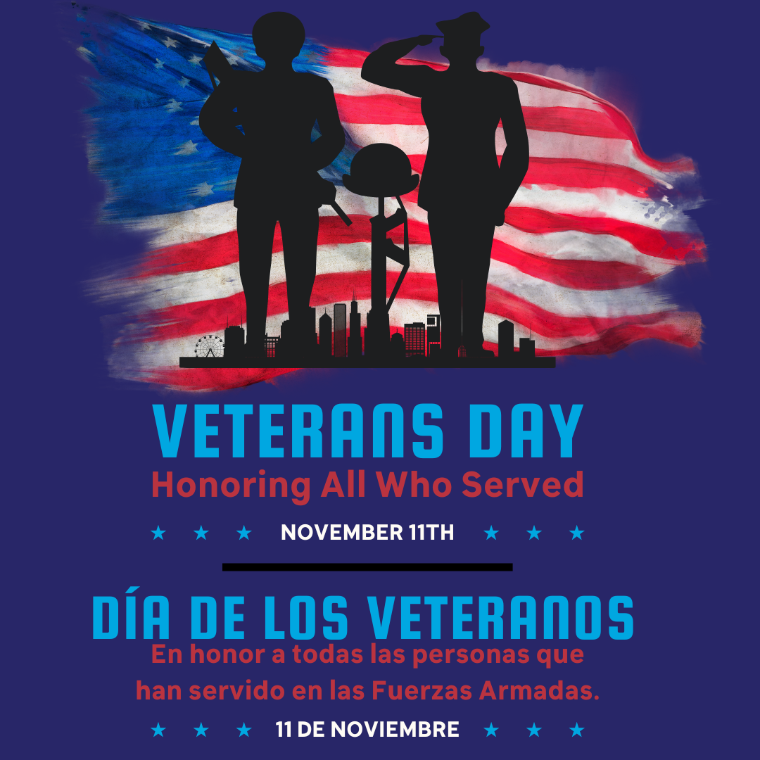 Thank you Veterans / Gracias, Veteranos